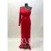 Rochie din Tafta Scarlet rosie, pentru gravide